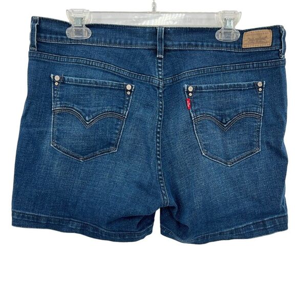 Levi's 515 Short Blue Jean Denim Shorts Size 12 - Picture 7 of 15